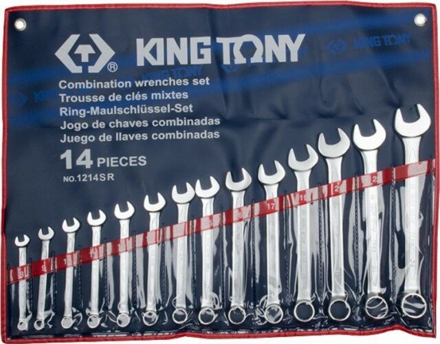 Набор ключей комбинированных KING TONY 1214SR 14 предметов