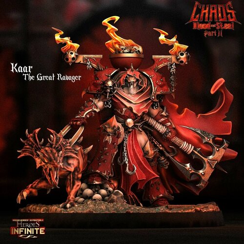 Миниатюра Chaos Khorne Lord Kaar