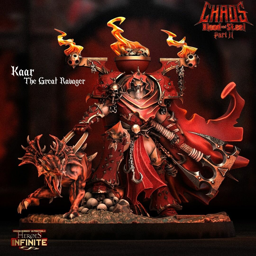 Миниатюра Chaos Khorne Lord Kaar