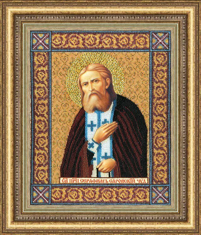 Икона Святой преподобный Серафим Саровский РТ-047