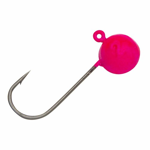 Джиг головка для рыбалки Тула на крючке ВКК #4 0,5гр розовая, 3 шт в упаковке