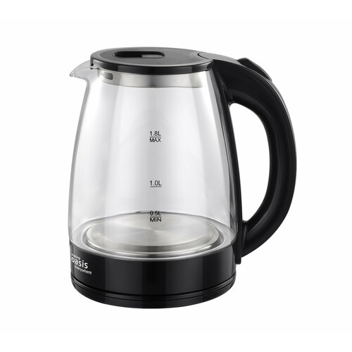 Чайник OASIS K-8GB стекло черный 172200₽