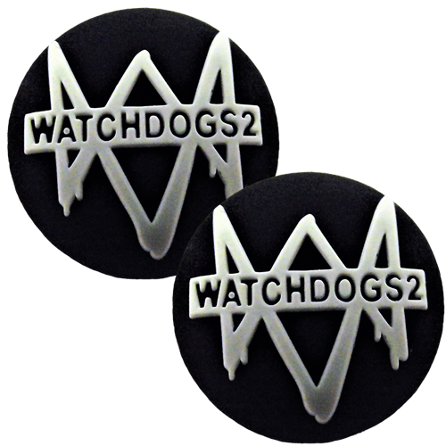 Накладки на стики FPS Watch Dogs 2 2шт для геймпада DualSense (PS5) накладки на стики fps ghost rider 2шт для геймпада dualsense ps5