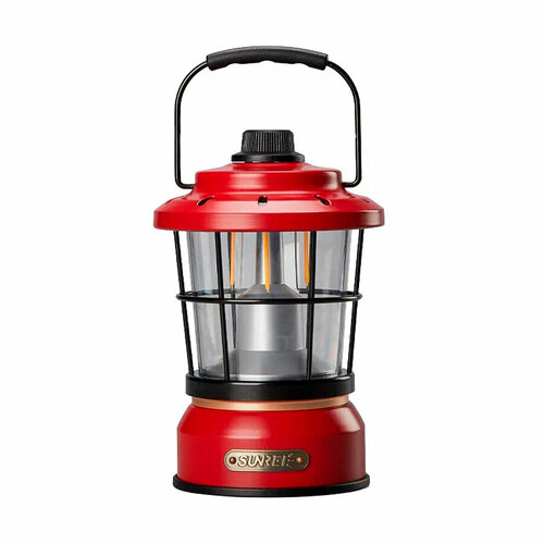 Ретро - светильник портативный Sunree Multi-Function Retro Lamp 230 лм 5000мАч до 105 часов работы красный 5990₽