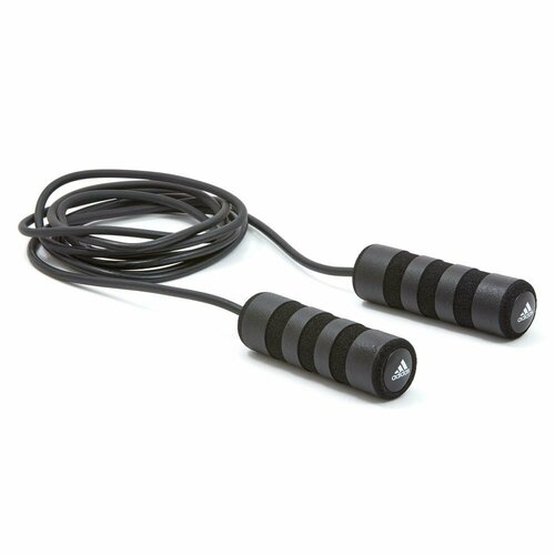 Скакалка Adidas черная 3 метра Adidas 150 150 30 Черный 1190₽