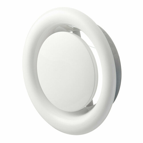 Анемостат вытяжной Era Pro регулируемый стальной d160 мм белый 1850₽