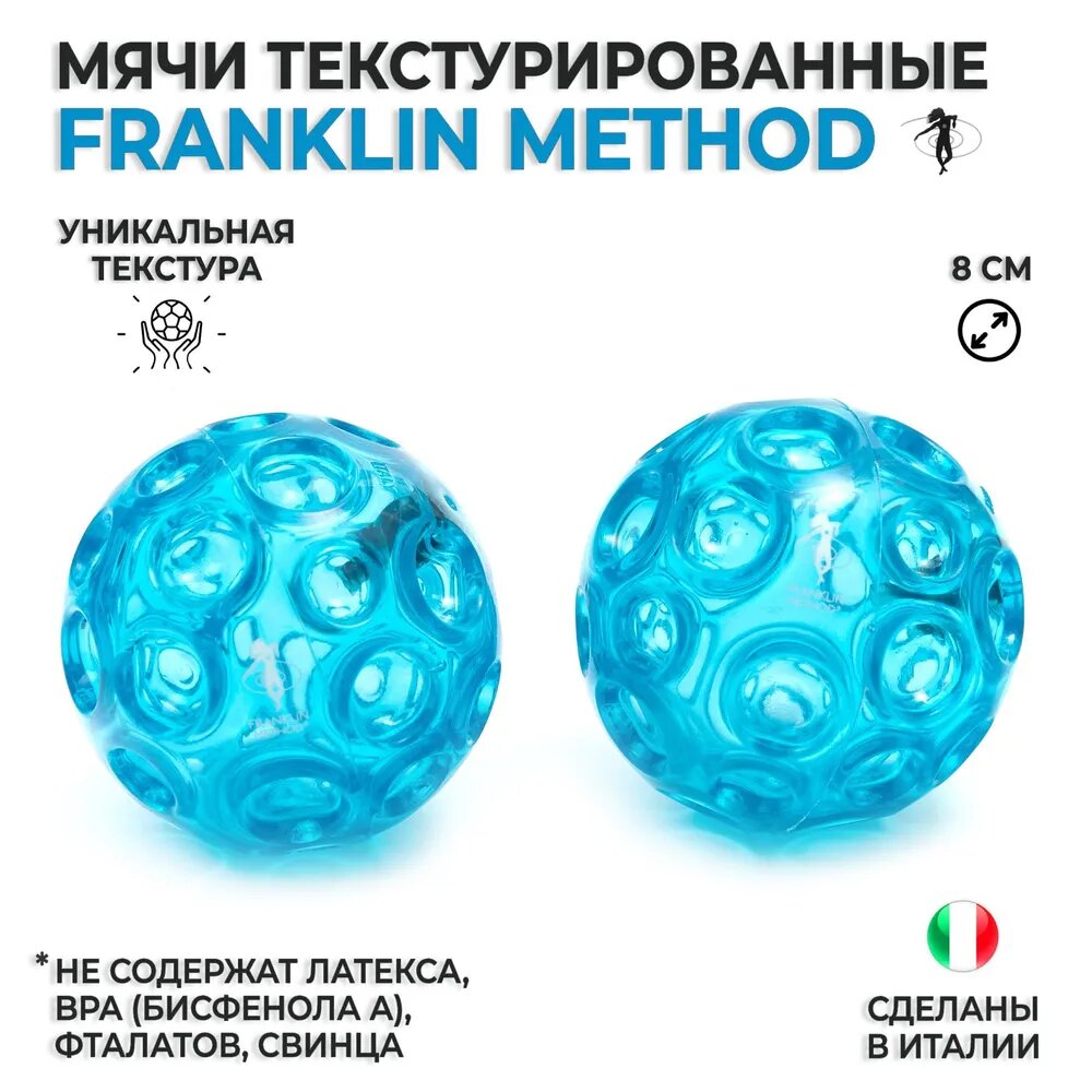Массажные мячи / Мячи для МФР FRANKLIN METHOD Textured Mini Ball Set (комплект из 2 шт)