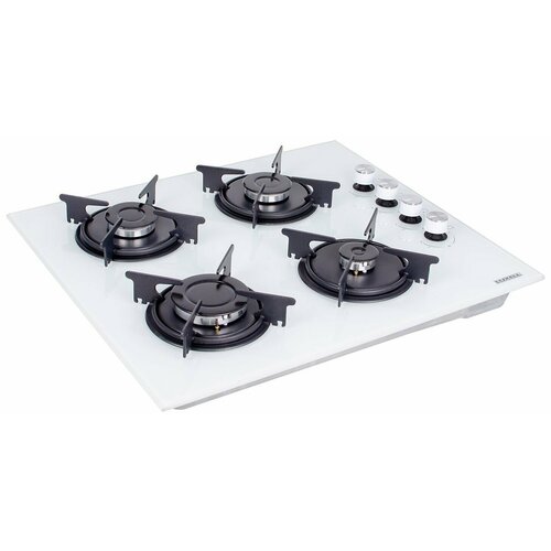 Варочная поверхность газовая LUXELL LX-40TAHDF закаленное стекло газ-контроль белый 1199900₽