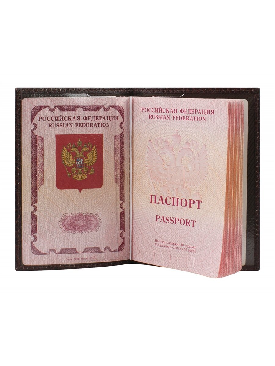 Обложка для паспорта Franchesco Mariscotti Обложка в стиле минимализм