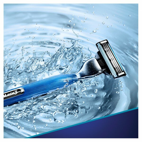 Бритвенный станок Gillette MACH3 Start с 3 сменными кассетами — фото 1