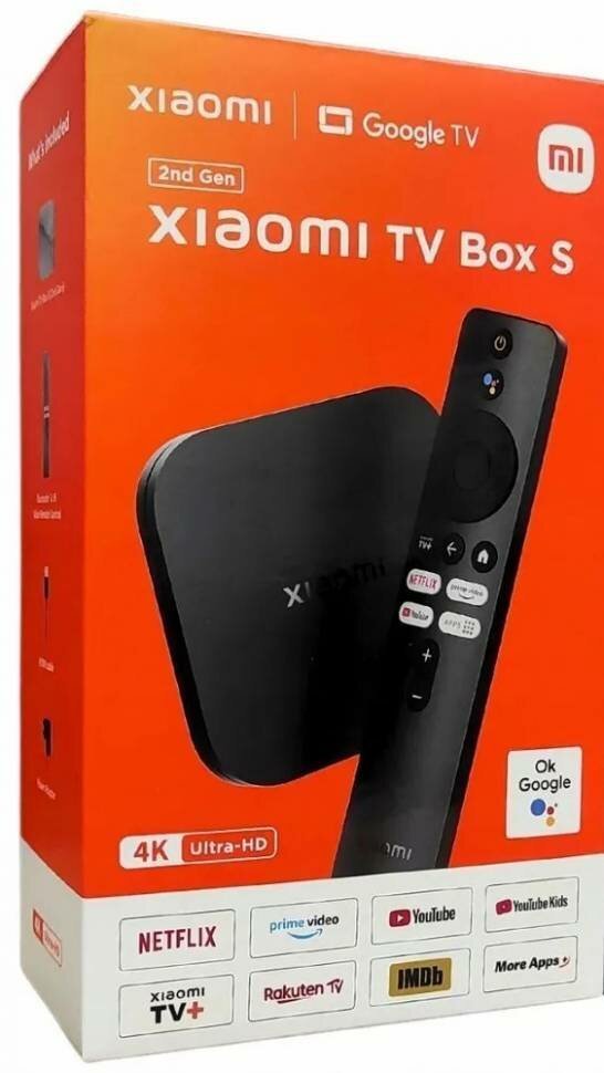 ТВ-приставка Xiaomi TV Box S 2nd Gen Global