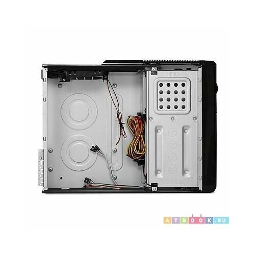 Корпус для компьютера PowerCool S0506BK-300, черный, MiniTower powercool корпус s0506 300w desktop black sfx 300w 80mm 24 8pin lcd датч темп 3шт