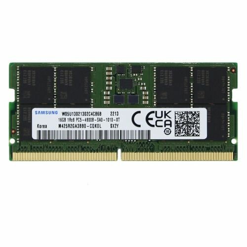 Оперативная память Samsung M425R2GA3BB0-CQK DDR5 - 1x 16ГБ 4800МГц, для ноутбуков (SO-DIMM), OEM