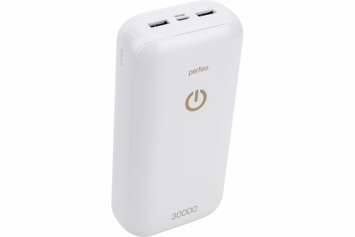 Внешний аккумулятор Perfeo Powerbank 30000mAh (PF_B4301) White - фото №20