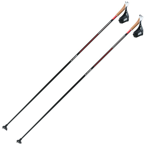 Лыжные палки SWIX (RCQ40-00) Quantum 4 (Карбон 80%+Стекло 20%) (черный) (147,5) лыжные палки swix rcq20 01 quantum 2 kit карбон 100% черный 155