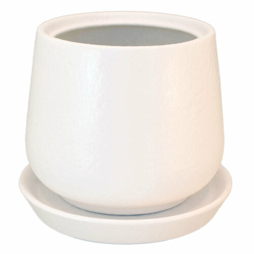 Горшок цветочный Gonchar Скарлет 12 h13 см v12 л керамика белый 2638₽