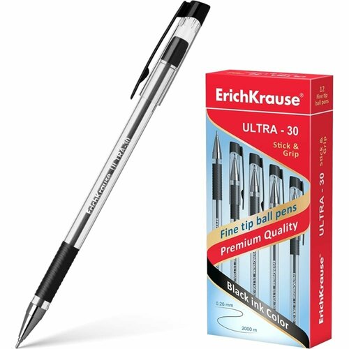 Шариковая ручка ErichKrause ULTRA-30 Stick&Grip Classic