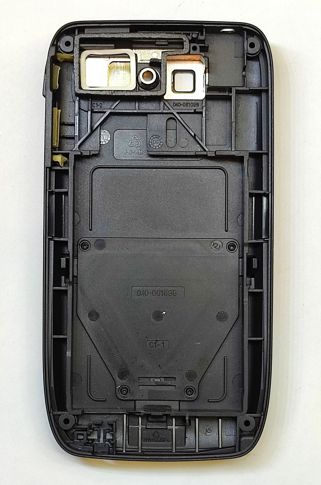 Корпус средняя часть и задняя крышка для телефона Nokia e63 синий