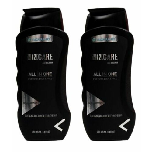 ТЫСЯЧА ОЗЁР Шампунь-гель For Men с экстрактом водорослей 250 мл 2 шт 487₽