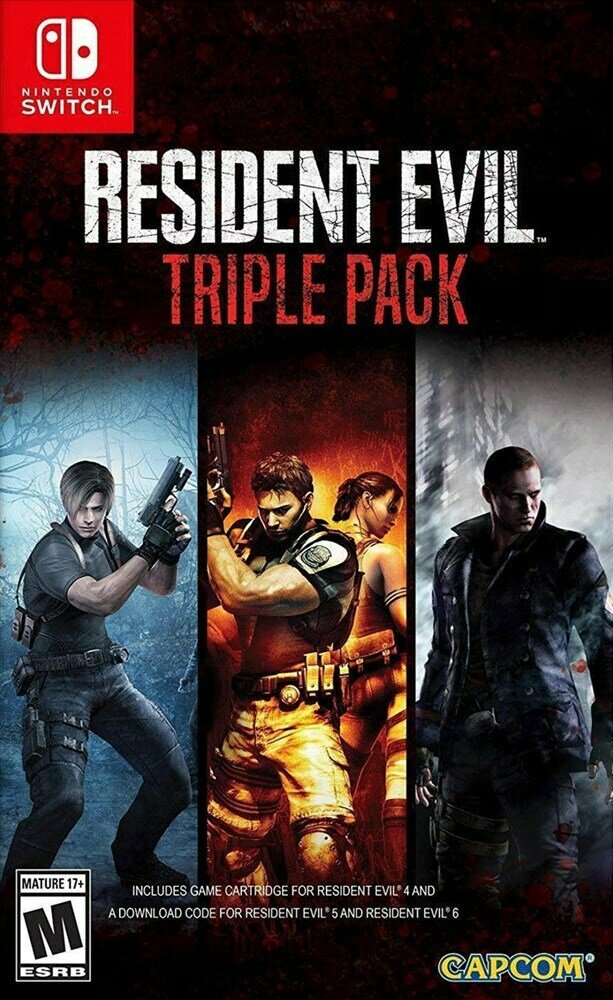 Resident Evil Triple Pack (английская версия) (Nintendo Switch) Новый