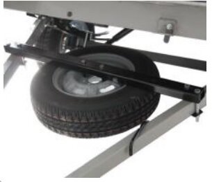 фото Кронштейн крепления запасного колеса к прицепу под разболтовку 4*98 "ВАЗ"