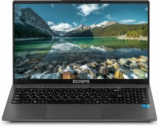 Ноутбук ECHIPS Hot NB15A-RH NB15A-RH, 15.6", IPS, Intel Core i3 1025G1 1.2ГГц, 4-ядерный, 16ГБ LPDDR4, 512ГБ SSD, Intel UHD Graphics, Windows 11 Professional, серый