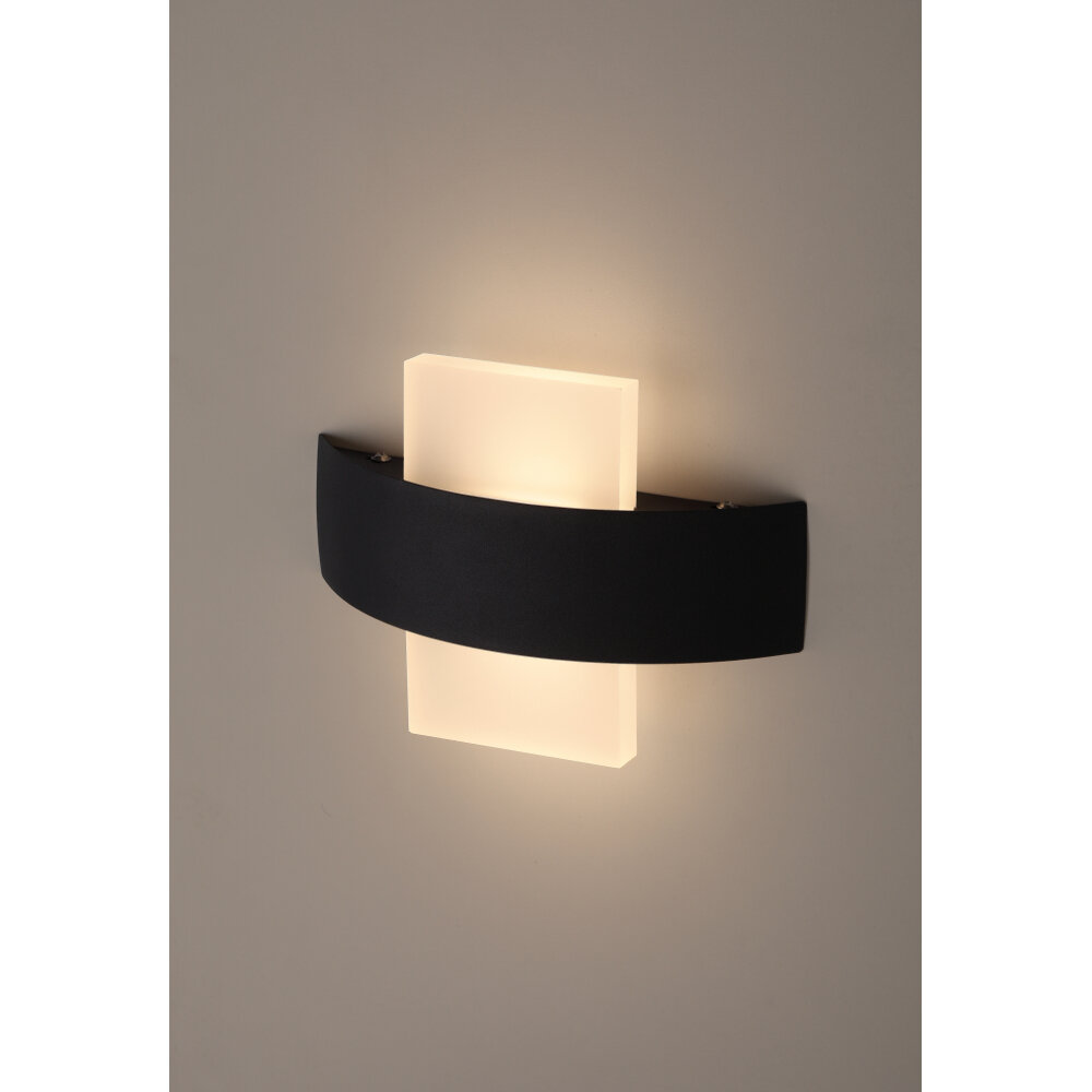 Декоративная подсветка светодиодная ЭРА WL7 WH+BK 6Вт IP54 белый/черный