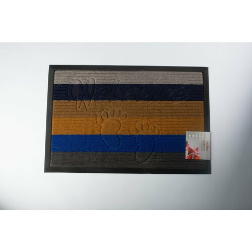 Коврик придверный 40х60 см влаговпитывающий цветной 498₽