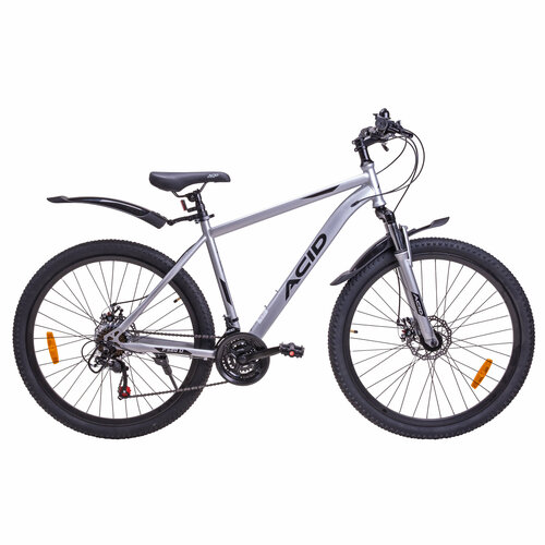 Велосипед взрослый горный 275 ACID F 520 D 2024 года рама 17 серебристо-черный 22213₽