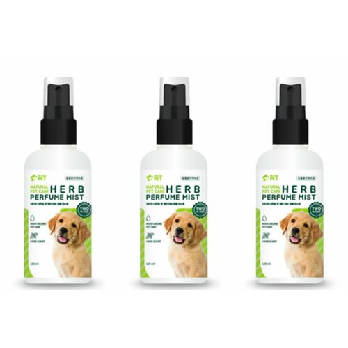 DEOPROCE Спрей для собак PETERPET NATURAL PET CARE HERB PERFUME MIST, 120 мл, 3 шт