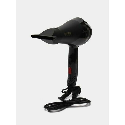 Универсальный фен для укладки волос Профессиональный фен для сушки волос Черный 2000₽