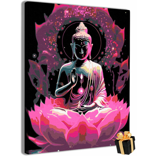 Картина по номерам Будда лотос