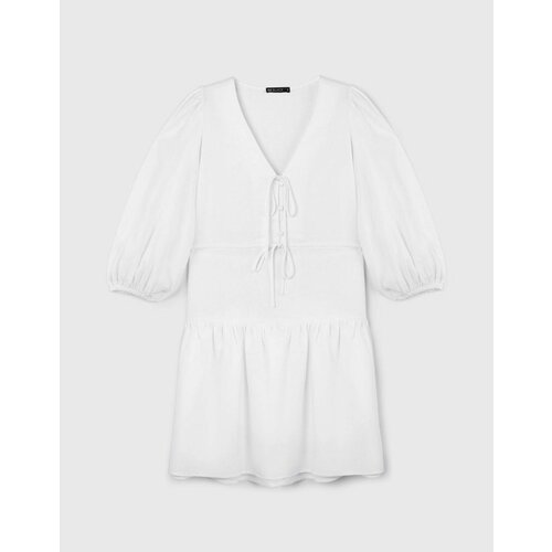Платье Gloria Jeans, размер XL (52-54), белый платье gloria jeans размер xl 52 54 бежевый