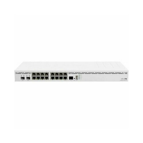 MikroTik Маршрутизатор 1U 19 RM MikroTik CCR2004-16G-2S+ 16 портов 1Гбит/сек. + 2 порт SFP+, управляемый (ret) маршрутизатор mikrotik lhg 2