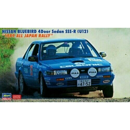 Hasegawa Автомобиль Nissan Bluebird Sedan SSS-R (U12) 1989 Gundam (1:24) Модель для сборки 20562 hasegawa автомобиль nissan bluebird 4door 1 24