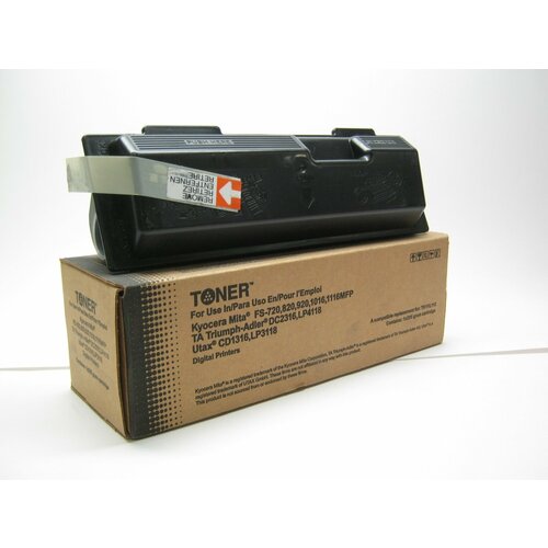 TK110 Тонер картридж Kyocera Mita TK-110 Delacamp для FS-720 FS-820 FS-920 FS-1016 FS-1116, 295г/туба тонер картридж kyocera mita tk 110 совместимый delacamp для fs 720 820 920 1016 1116 295г туба