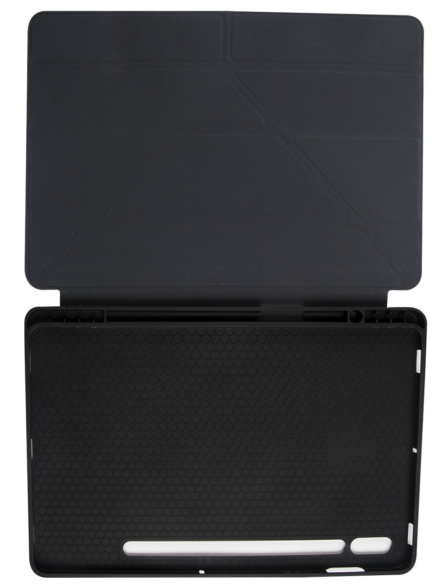 Чехол Red Line с силиконовой крышкой для Samsung Tab S7 (2020) подставка Y, со слотом, синий - фото №6