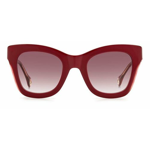 Солнцезащитные очки CAROLINA HERRERA Carolina Herrera CH 0015/S LHF 3X 50 CH 0015/S LHF 3X, красный, бордовый
