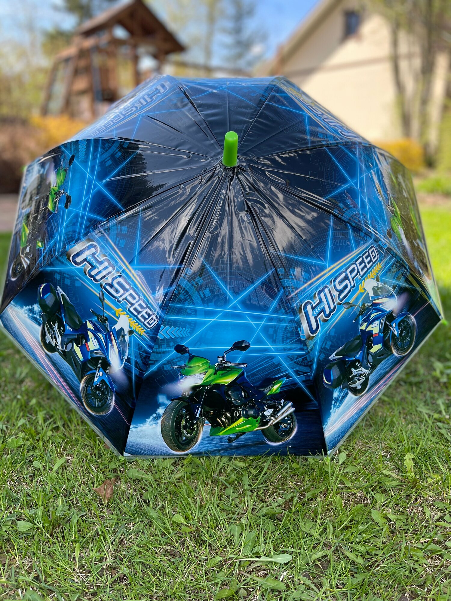 Зонт-трость Rain-Proof ярко-синий