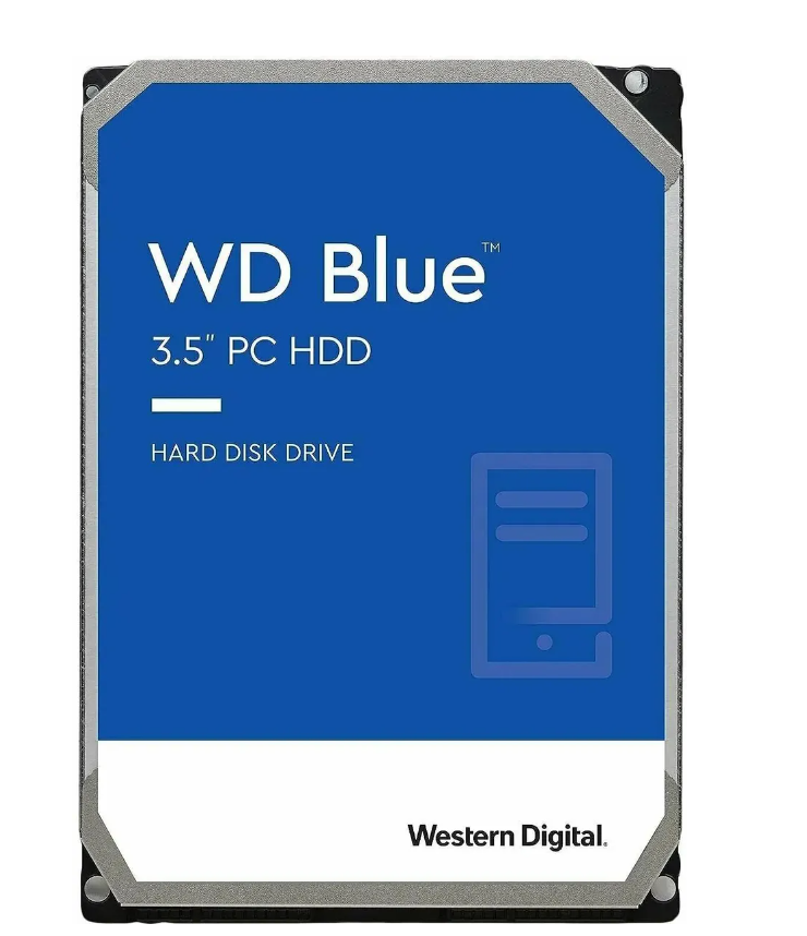 Жесткий диск WD Blue WD20EARZ, 2ТБ, HDD, SATA III, 3.5"