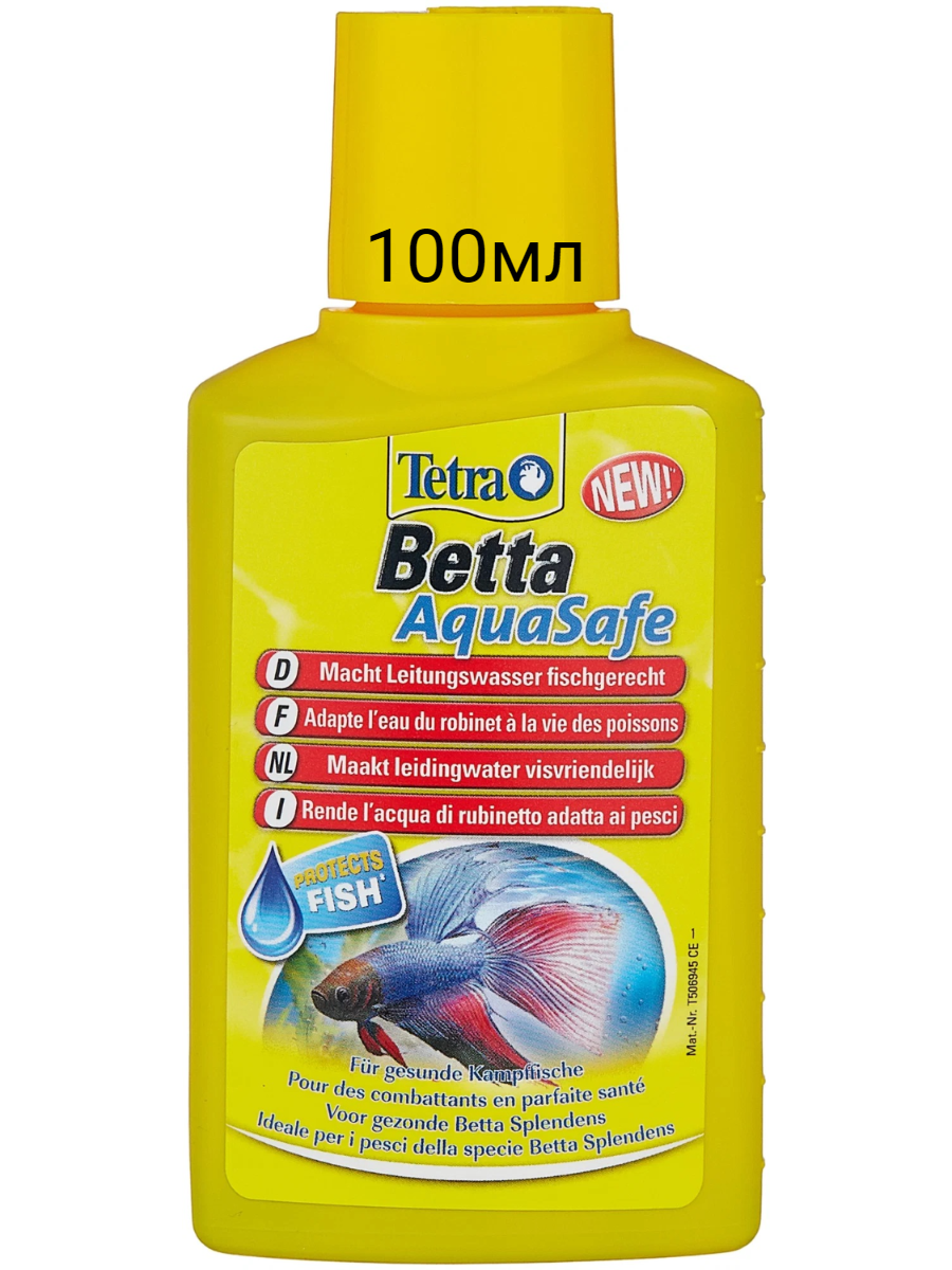 Tetra Betta AquaSafe средство для подготовки водопроводной воды, 100 мл, 123 г