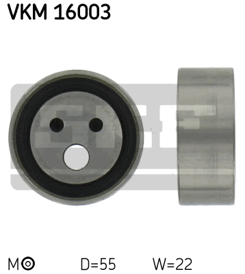 Ролик натяжителя ремня ГРМ SKF VKM16003