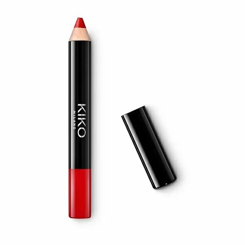 Kiko Milano Помада-карандаш для губ SMART FUSION CREAMY LIP CRAYON, 07 Cherry Red матовая помада карандаш kiko milano smart fusion matte lip crayon 1 6 мл