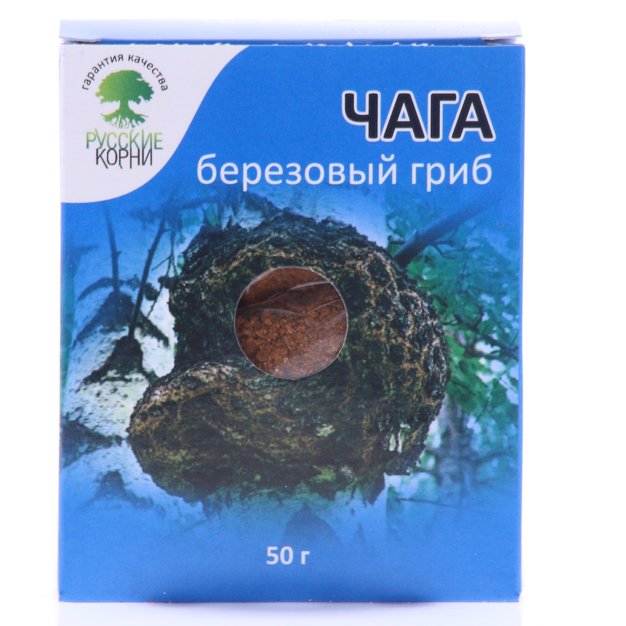 Чай Травяной Чага Гриб Березовый, 50 г - "Русские Корни"