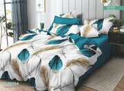 Комплект постельного белья 1,5 сп Alice Textile, постельное белье 1.5 спальное, хлопок поплин, 2 наволочки 70х70, рис. 69004