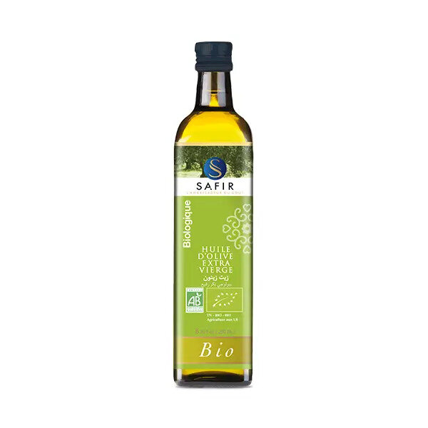 Оливковое масло нерафинированное Extra Virgin "Safir" Bio Organic 500 мл, Тунис