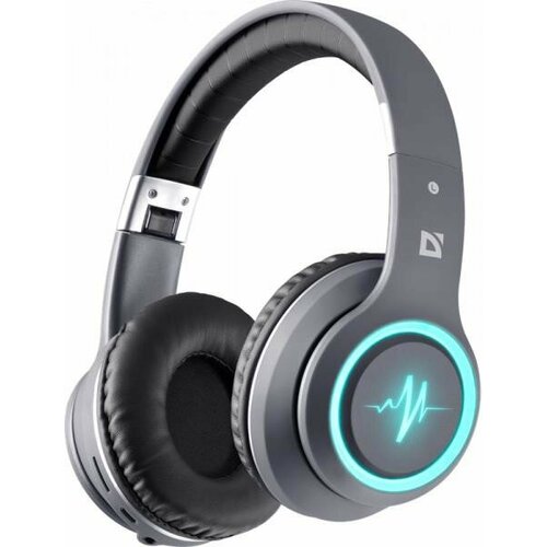 беспроводные наушники defender freemotion b540 черный Гарнитура FREEMOTION B571 GREY BLUETOOTH 63571 DEFENDER