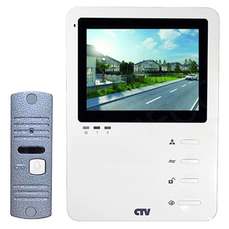 Комплект видеодомофона CTV-DP1400 W