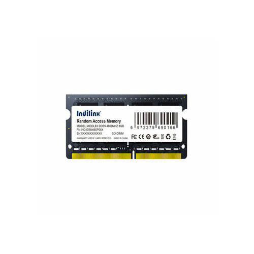 Память 8Gb Indilinx IND-ID5N48SP08X DDR5 SO-DIMM 4800MHZ IND-ID5N48SP08X 320000₽