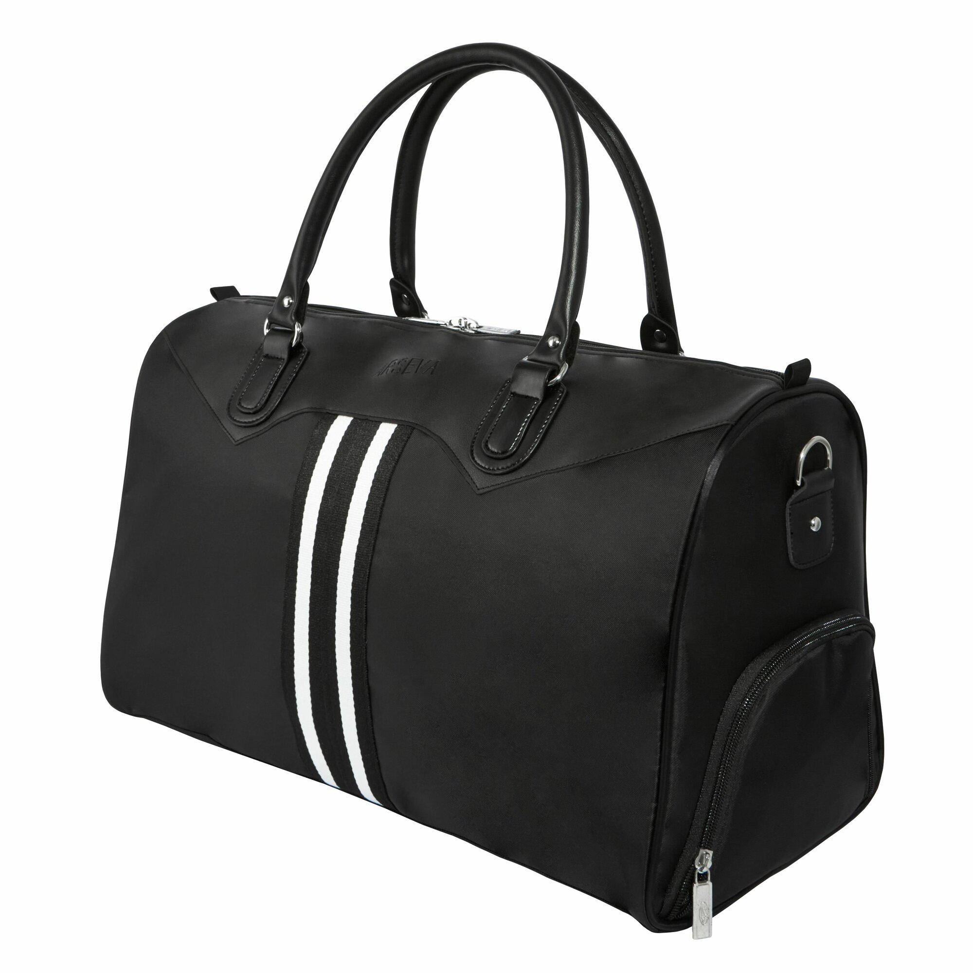 фото Сумка спортивная мужская для тренировок и фитнеса, сумка дорожная женская, ручная кладь, ARSEVA, черная